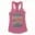 Naanga Traffic And Lovu La Matta Mattom Women's Racerback Tank in Solid Hot Pink Color